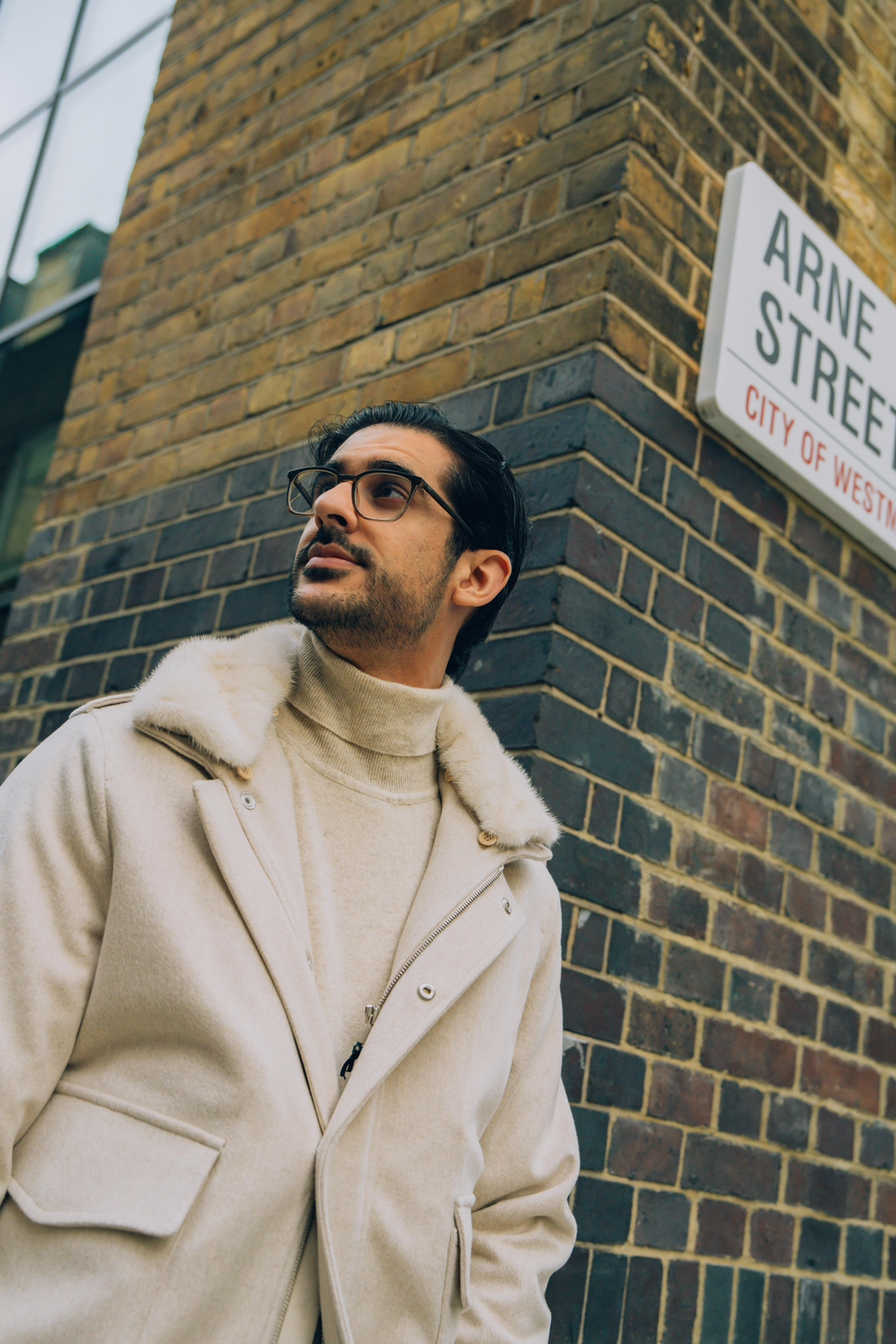 Beige Mink Pilot Jacket