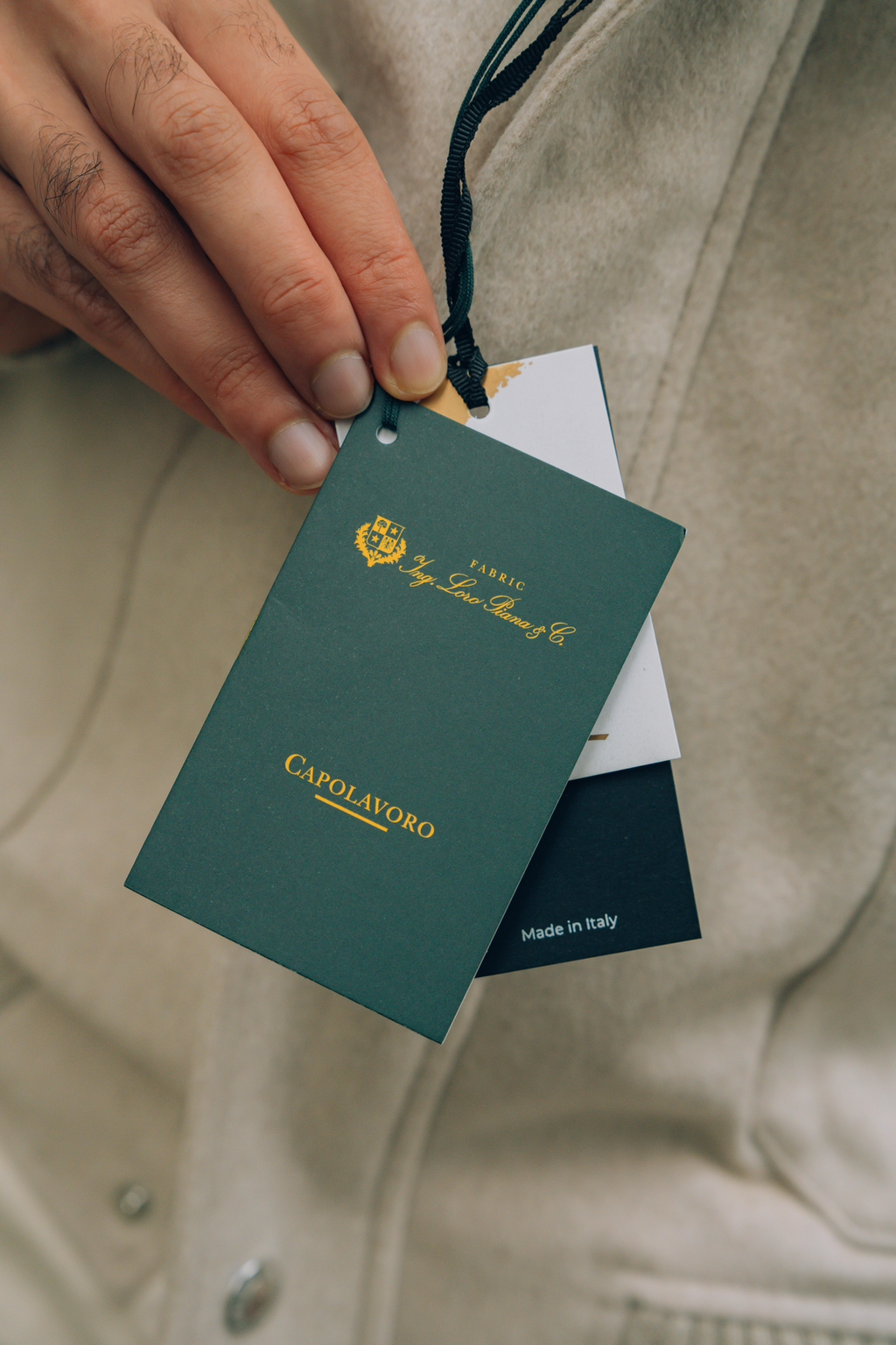 Beige Mink Pilot Jacket